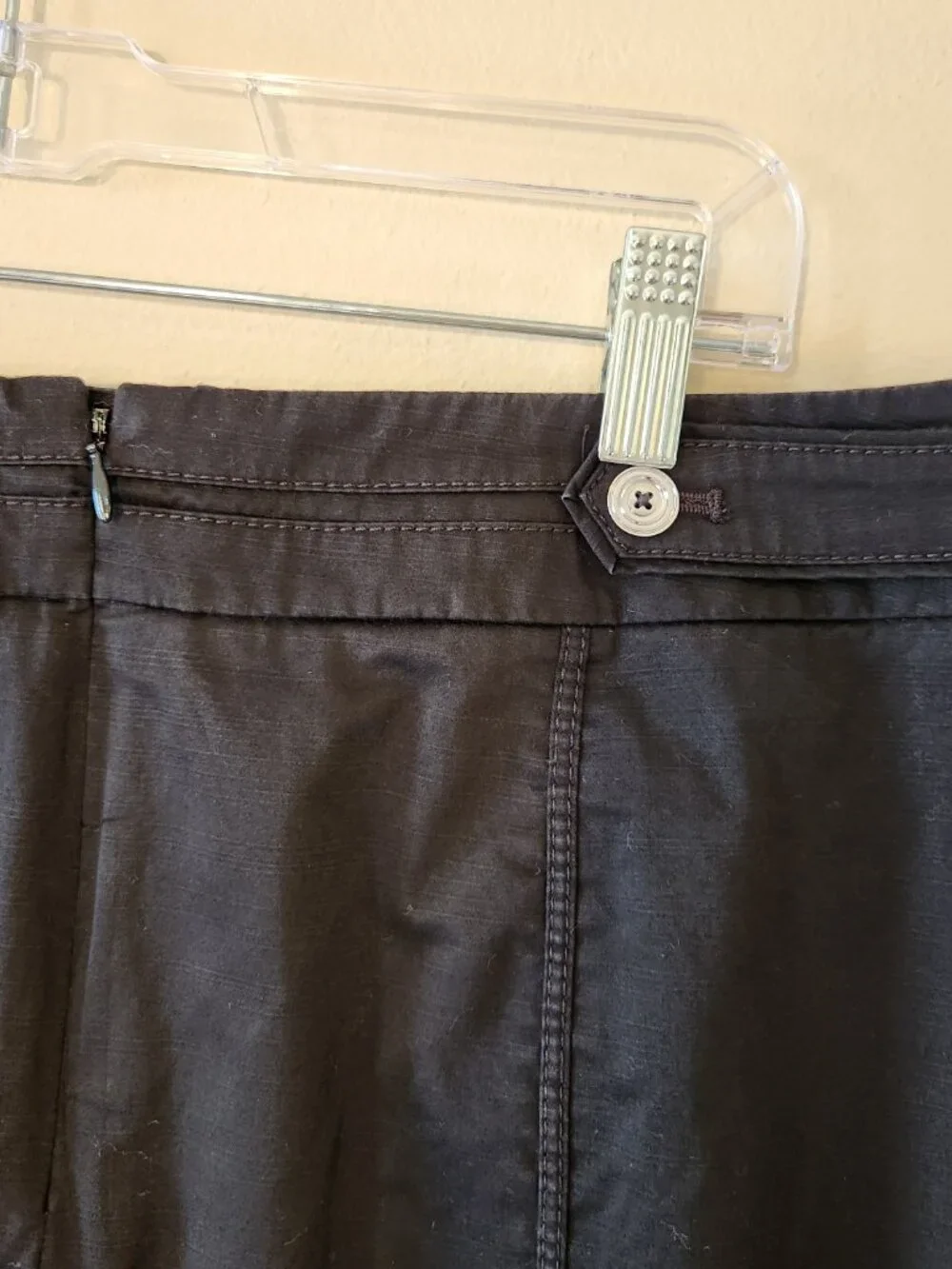 White House Black Market Casual Black Skirt Size 12